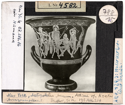 Vorschaubild New York, Metropolitan Museum: Attischer rotfiguriger Krater mit Amazonenschlacht 